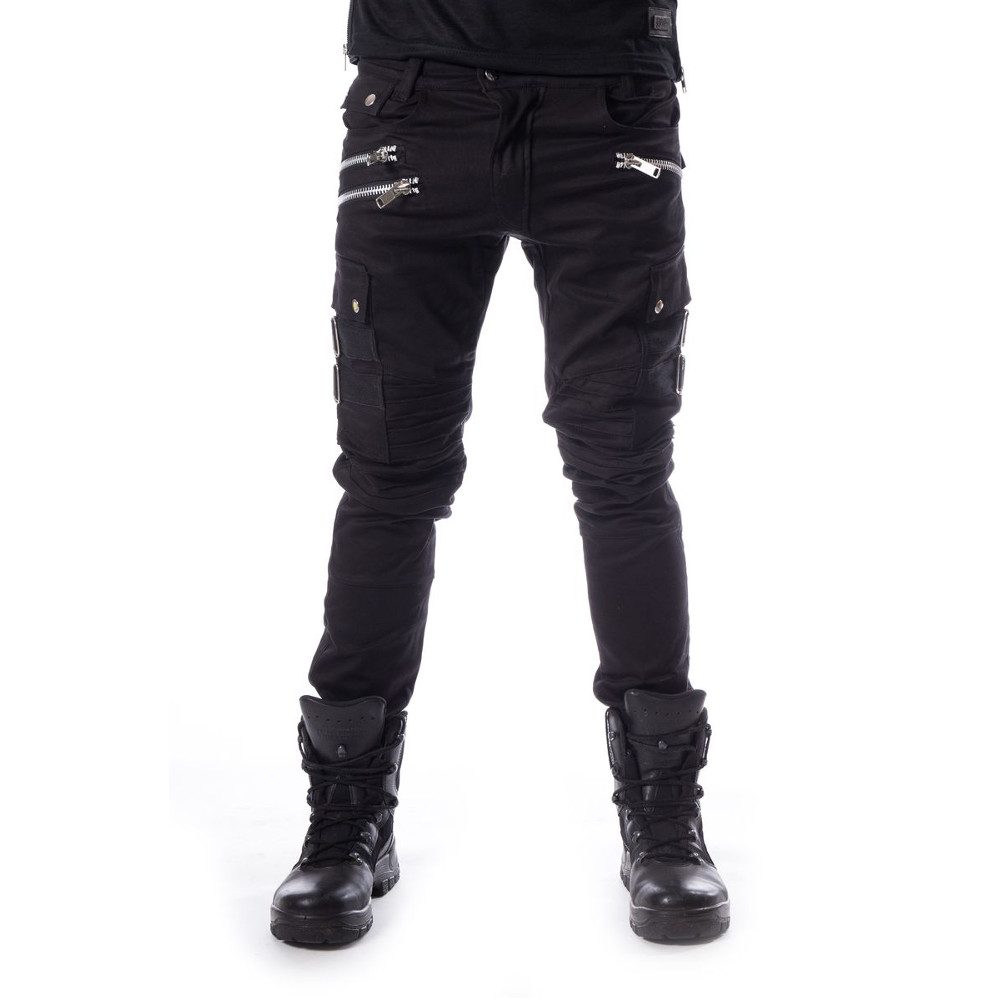 Chemical Black - ANDERS Broek rechte pijpen - Zwart